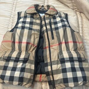 Burberry Striped Puffer Jacket